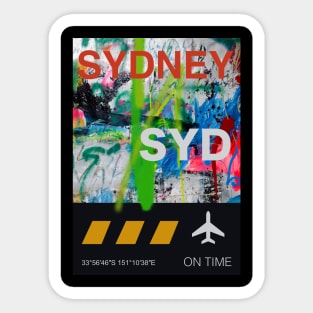 Sydney airport Sticker